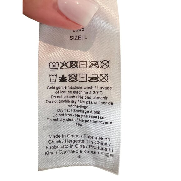 GANNI Kelly Green Ribbed Knit Scoop Neck Ruffle Sleeve Mini Dress - Size L - Picture 6 of 8